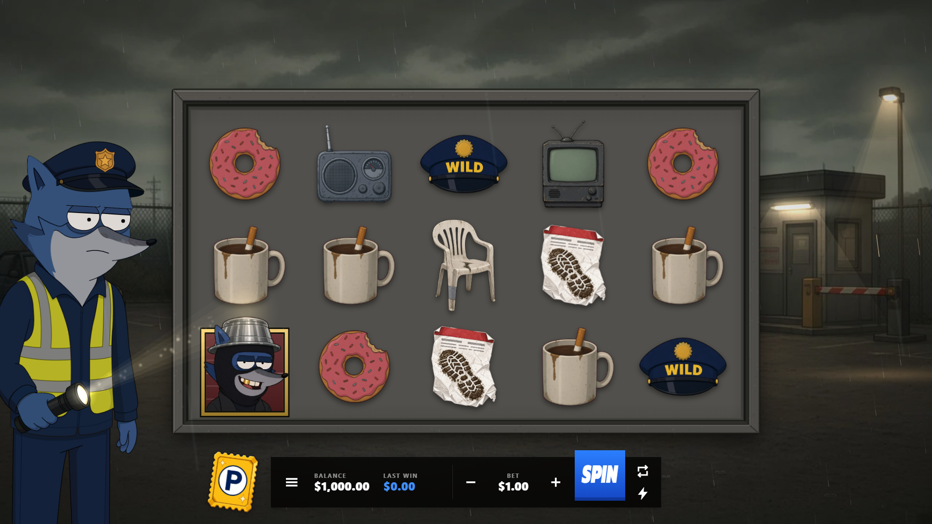 Night Parking slot gameplay reels