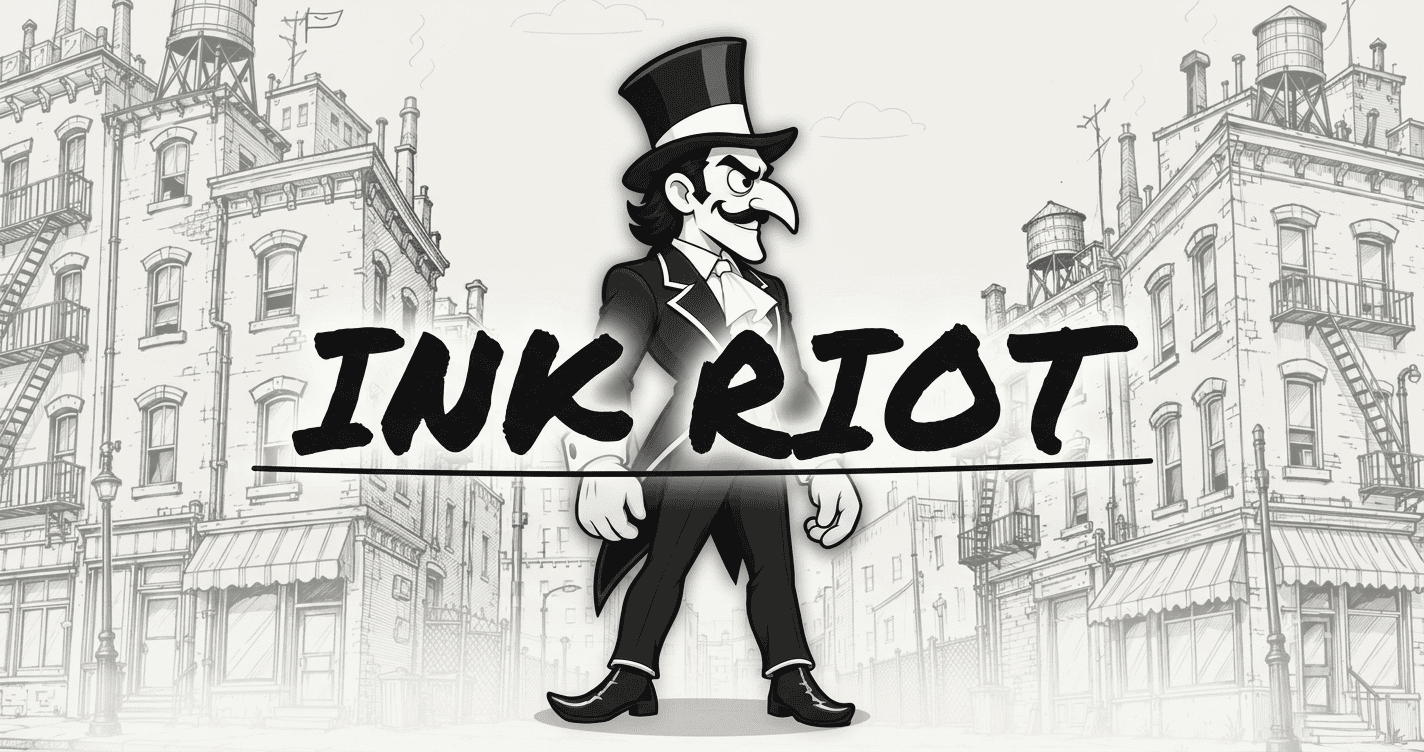 Ink Riot Slot Demo by Unlocked Games slot cover image