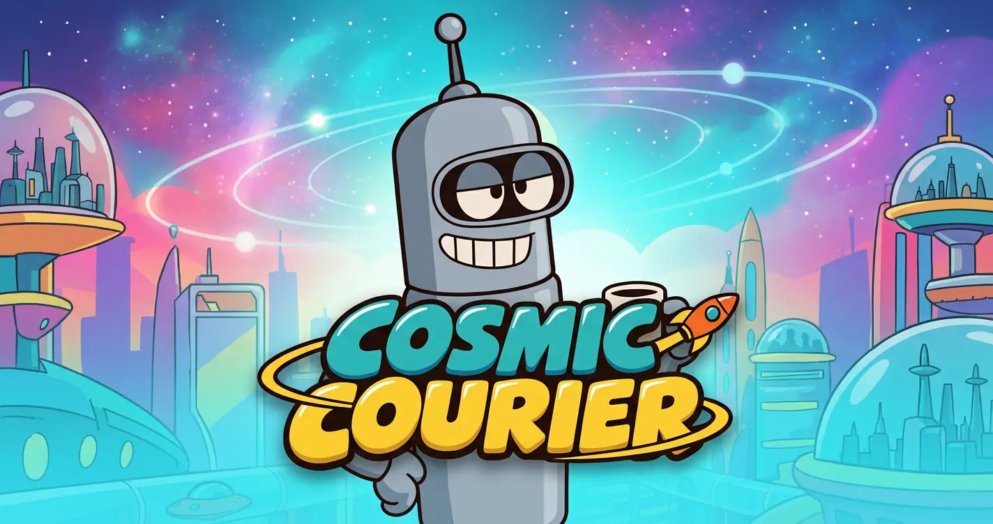 Cosmic Courier Slot Demo by Vandal slot cover image