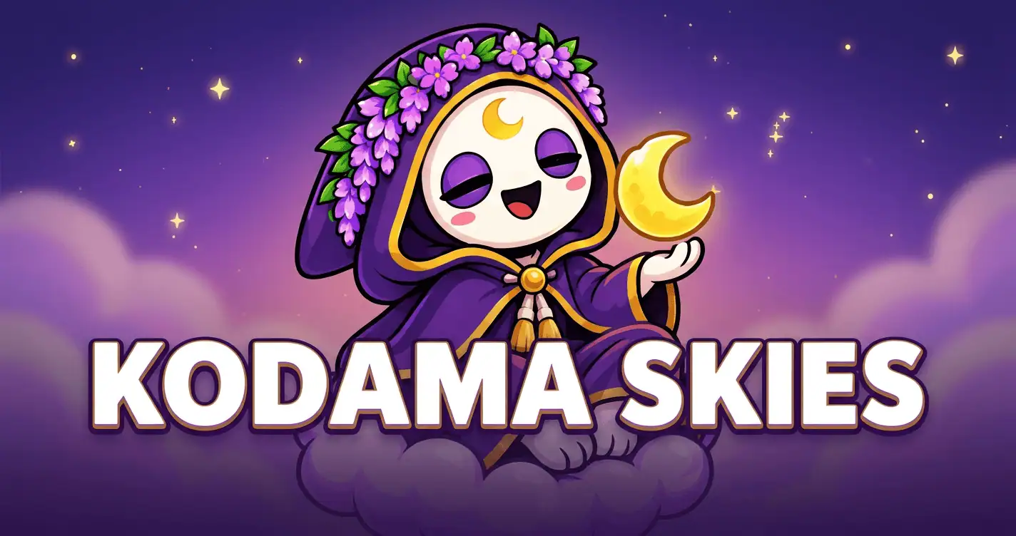 Kodama Skies Slot Demo by Velora Labs slot cover image