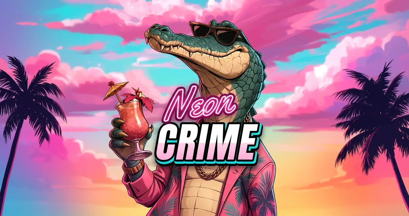 Neon Crime Slot Demo by Veniline slot cover image