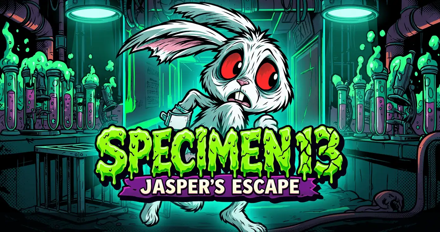 SPECIMEN 13 – Jasper’s Escape Slot Demo by Veniline slot cover image