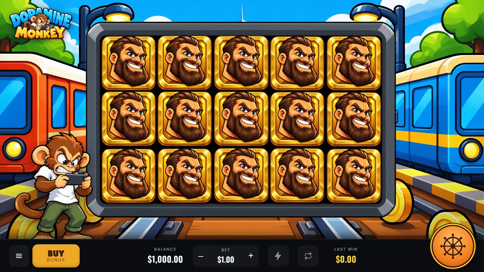 Dopamine Monkey Bonus Buy slot gameplay reels