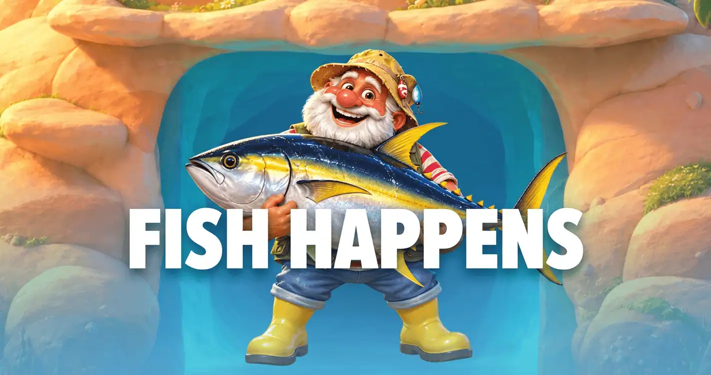 Fish Happens Slot Demo by Voronoi slot cover image