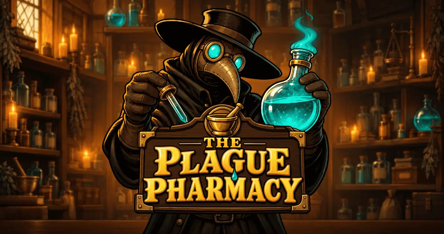 The Plague Pharmacy Slot Demo by Vronispins slot cover image