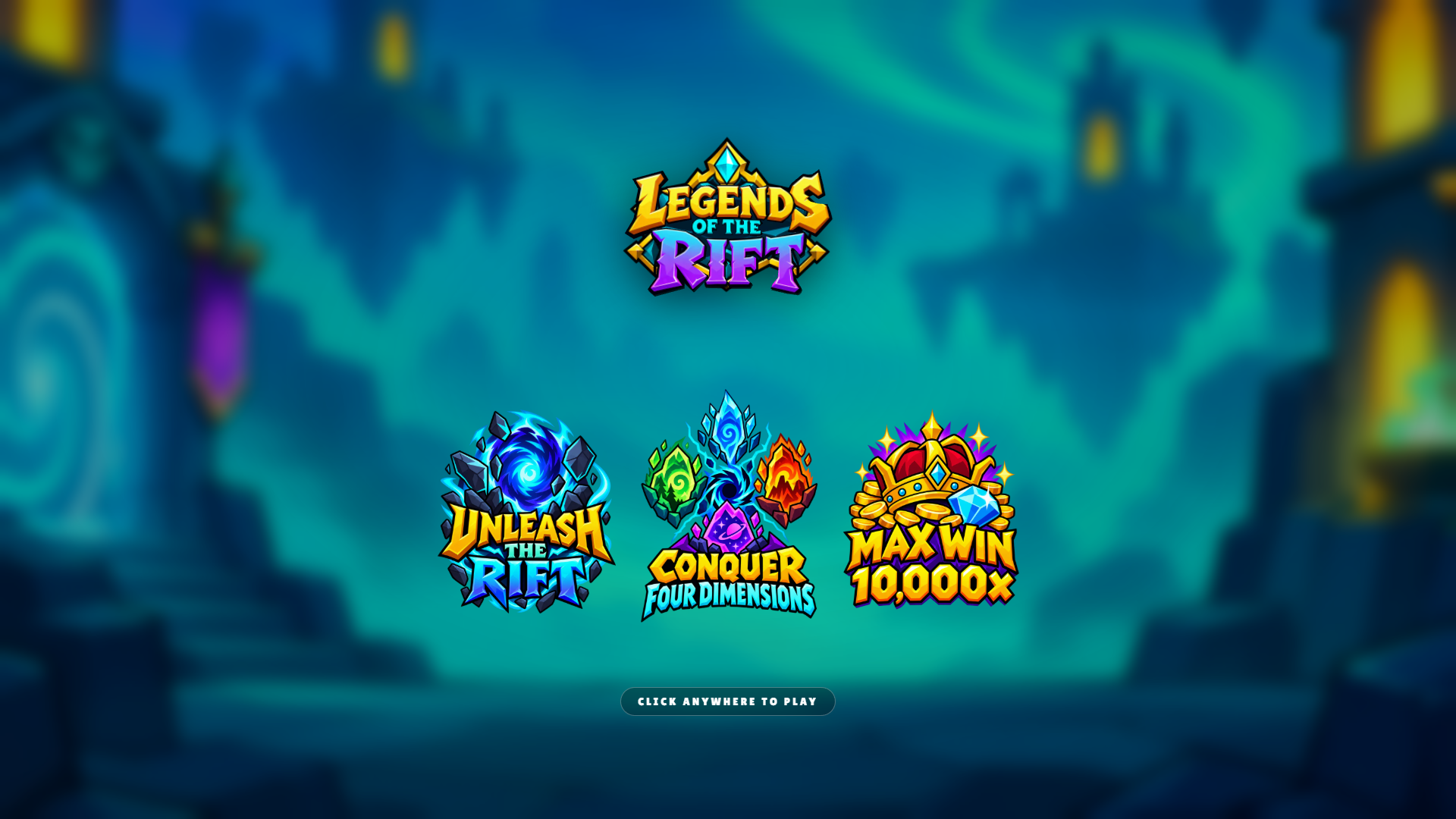 Legends of the Rift slot intro screen