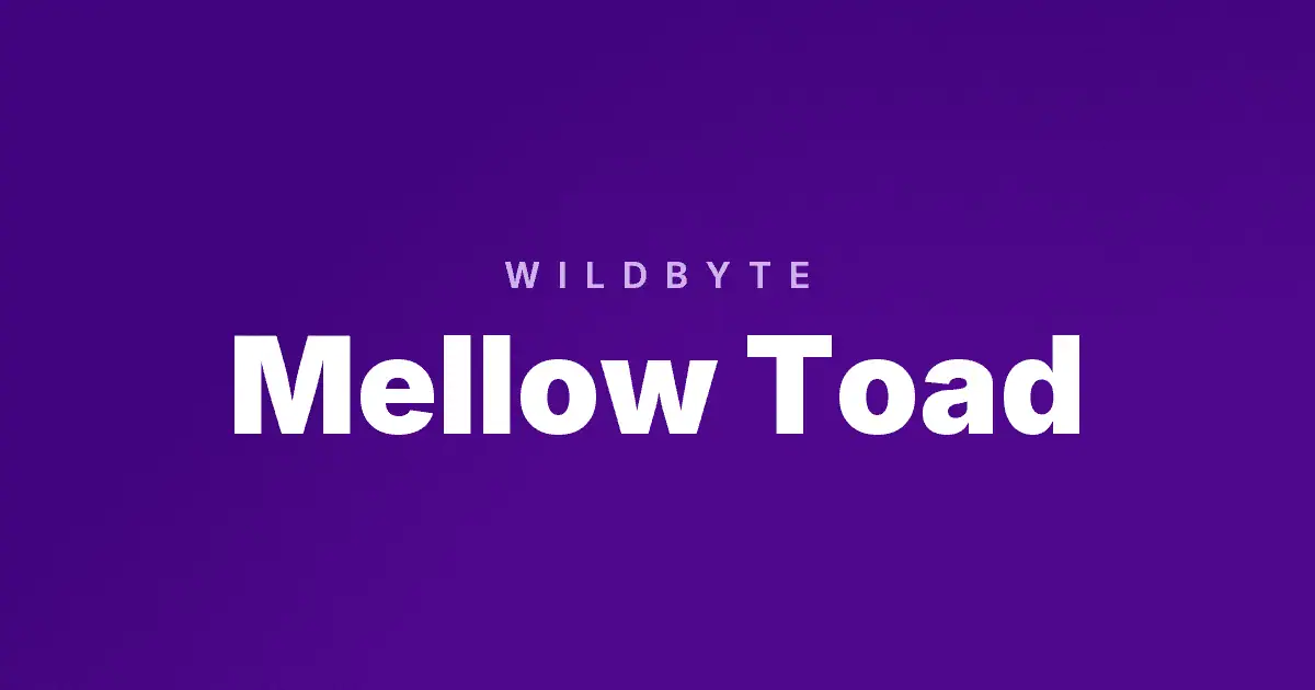 Mellow Toad slot cover image