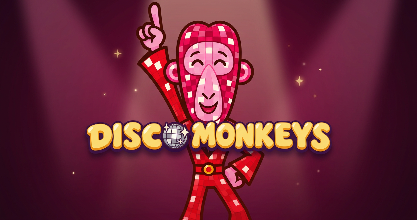 Disco Monkeys Slot Demo by Wildcatch Studio slot cover image