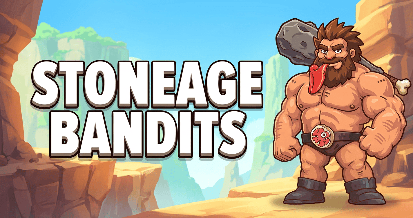 Stoneage Bandits Slot Demo by Wincap Gaming slot cover image