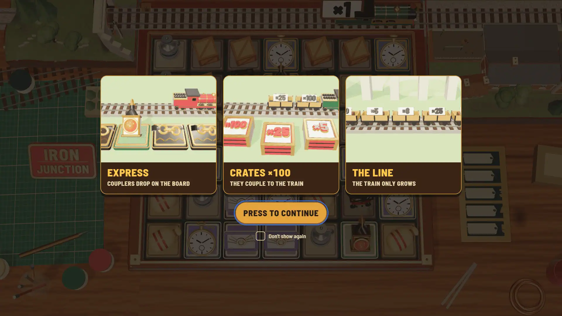 Iron Junction slot intro screen