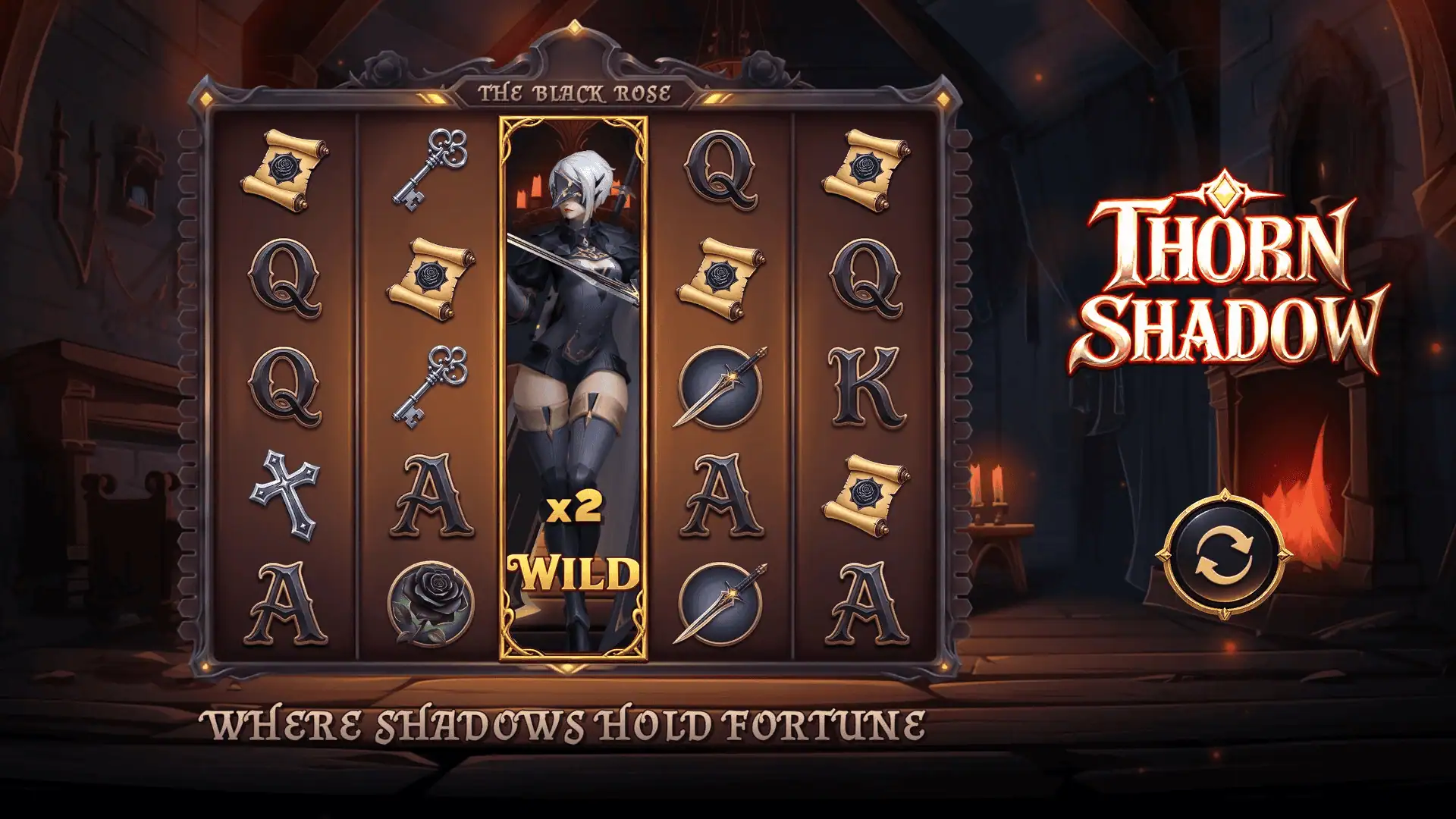 Thorn Shadow slot intro screen